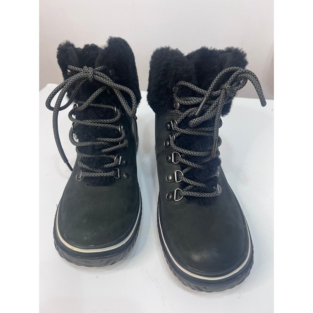Pajar Canada 1963 Waterproof Winter Boots Faux Fur Trim Black  EU 37 US 6 - 6.5